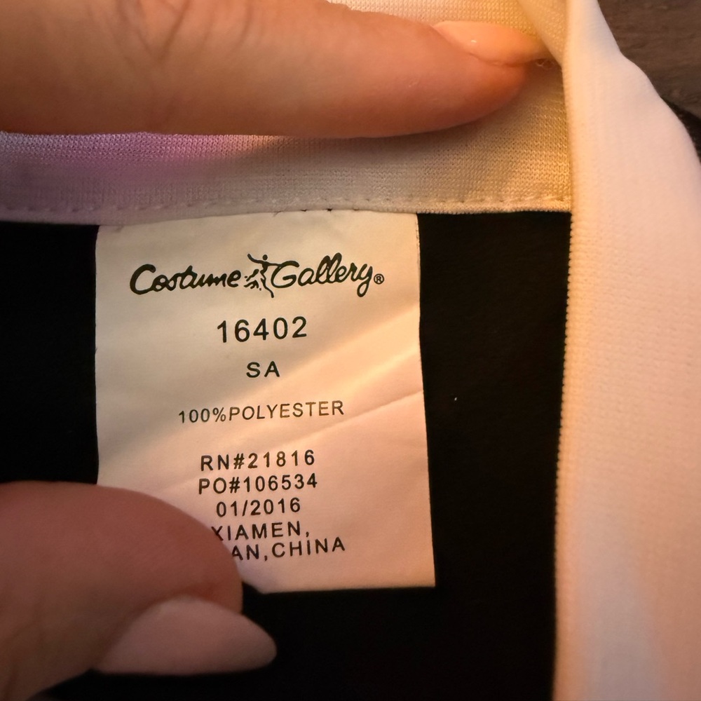 Costume Gallery Tuxedo Tracksuit Sz Small Adult Zip Up - Picture 4 of 6